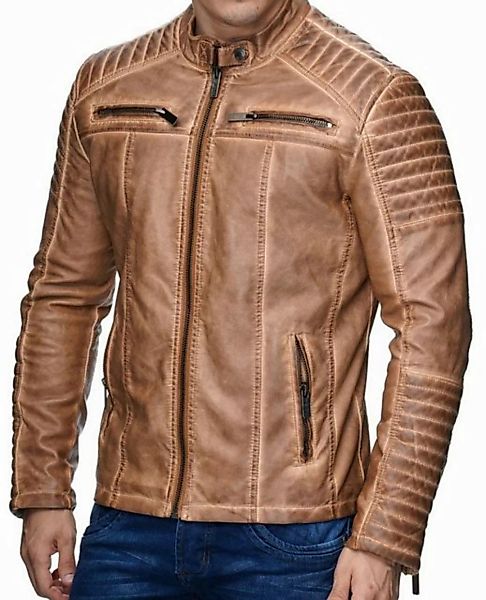 RedBridge Lederimitatjacke Red Bridge Herren Biker Jacke Kunst- Lederjacke günstig online kaufen