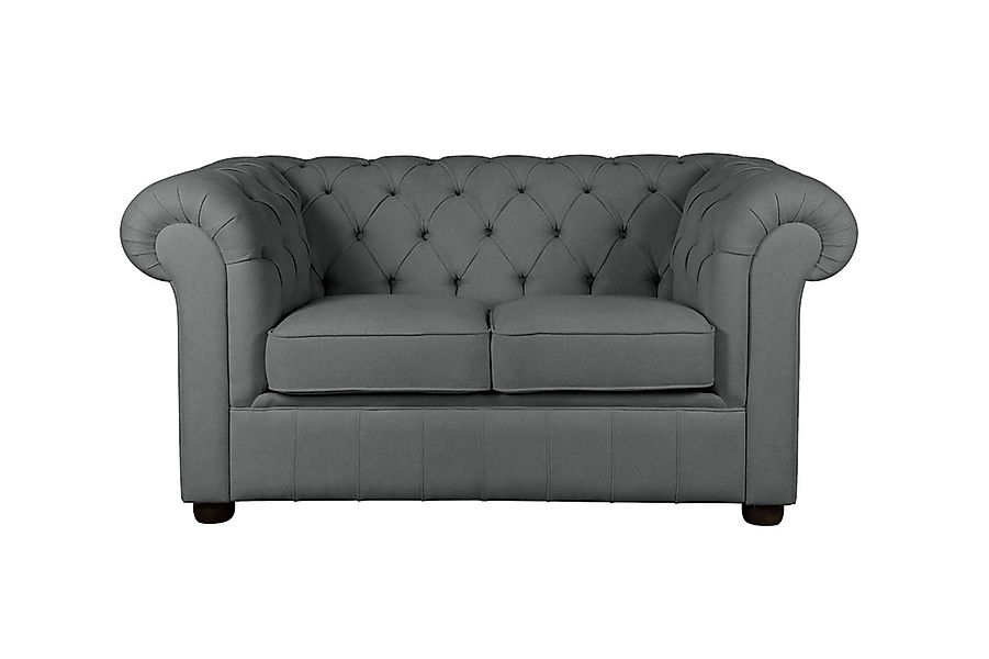 Home affaire 2-Sitzer "CHARENTE, Chesterfield-Sofa, Wellenfederung, Maße: B günstig online kaufen