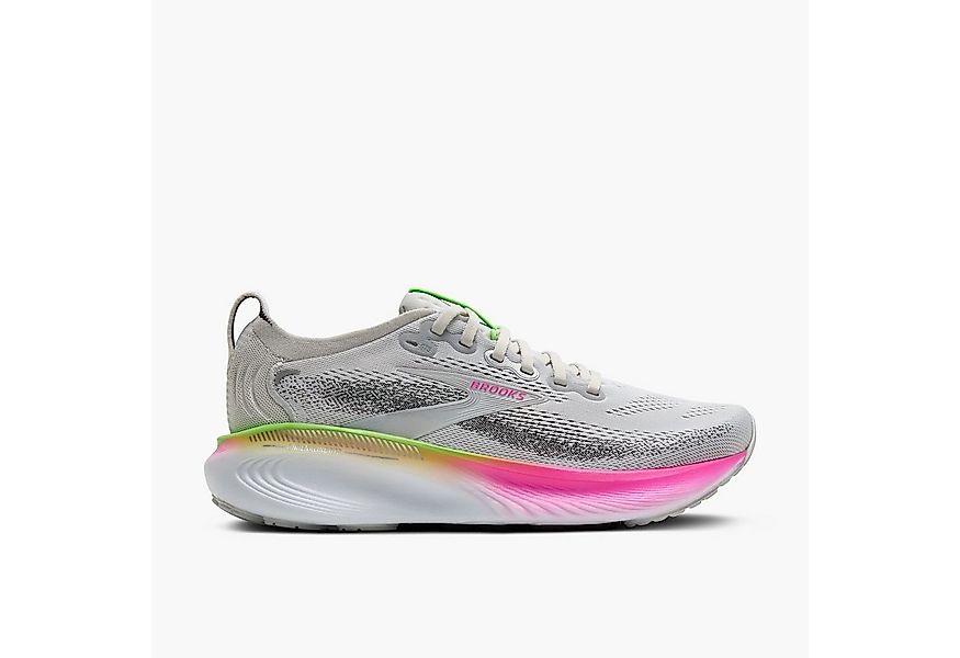 Brooks Adrenaline GTS 25 - Damen Laufschuh - Oyster/Pink/Green Laufschuh günstig online kaufen