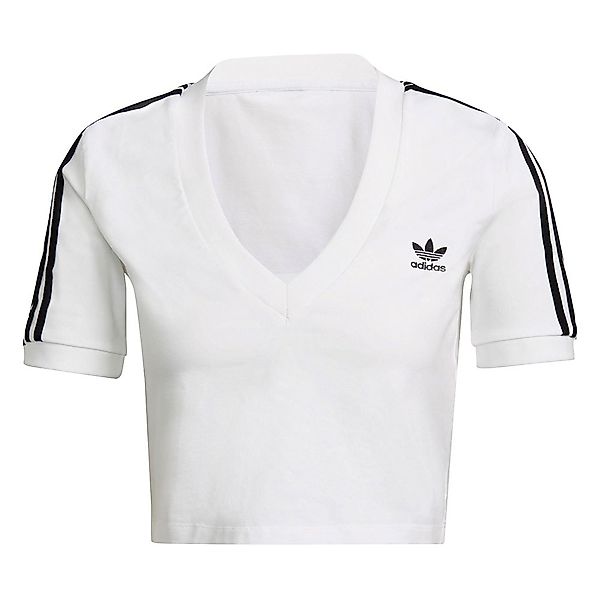 Adidas Originals Adicolor Cropped Kurzärmeliges T-shirt 38 White günstig online kaufen