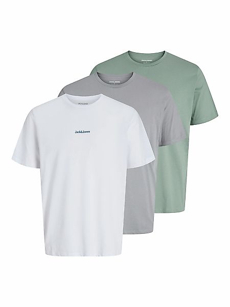 Jack & Jones Kurzarmshirt "JJMINE TEE SS CREW NECK 3PK MP" Packung, 3 Stk. günstig online kaufen