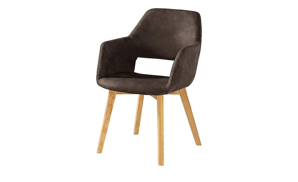 Woodford Armlehnstuhl  Berlin ¦ braun ¦ Maße (cm): B: 57 H: 85 T: 67.0 Stüh günstig online kaufen