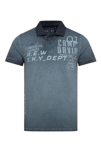 CAMP DAVID Poloshirt mit Seitenschlitze günstig online kaufen