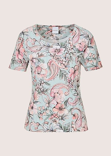 MADELEINE Longpullover "Strickshirt Sommerpullover mit floralem Print" Allo günstig online kaufen