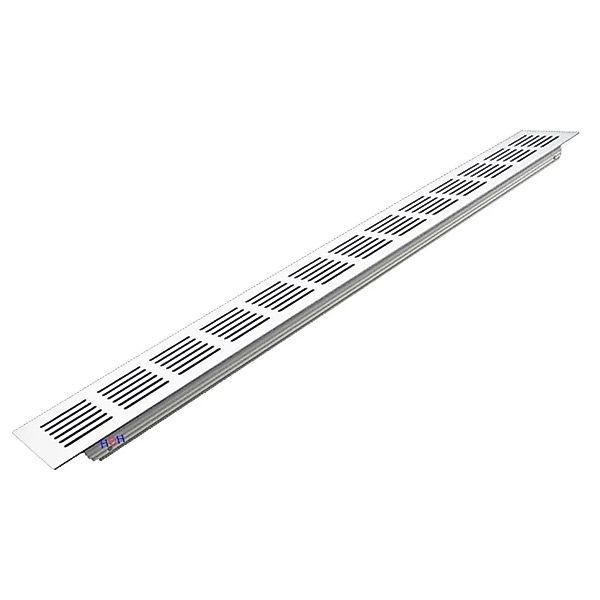 Häusler Lüftungsgitter LG-5006 W Eloxiert Stegblech Alu Weiß 500 x 60 mm günstig online kaufen