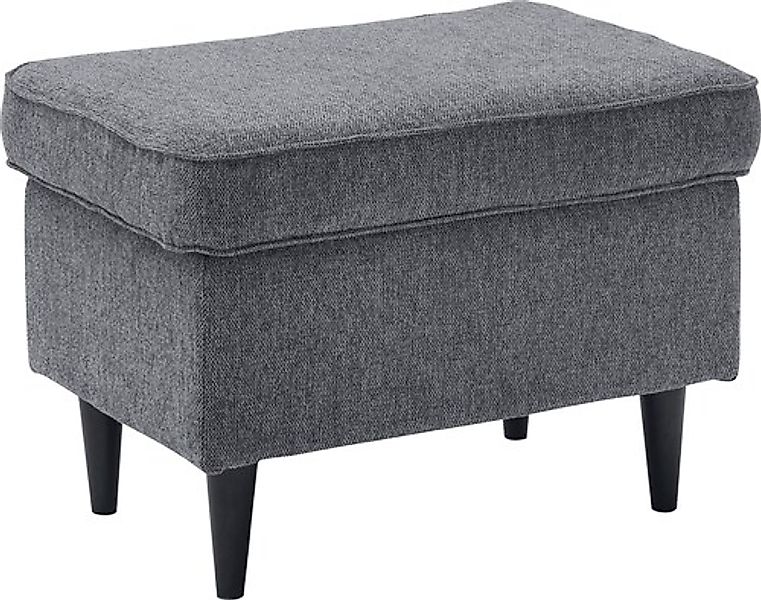 ED EXCITING DESIGN Hocker »Oskar«, mit Massivholzfüßen günstig online kaufen