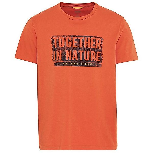 camel active Rundhalsshirt Große Größen Herren T-Shirt orange Camel Active günstig online kaufen