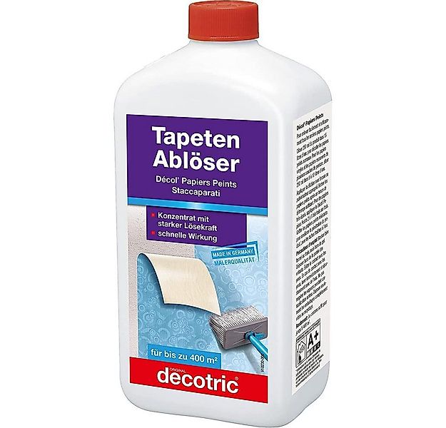 decotric® Wandfarbe Tapeten-Ablöser-Konzentrat Tapetenablöser Tapetenlöser, günstig online kaufen