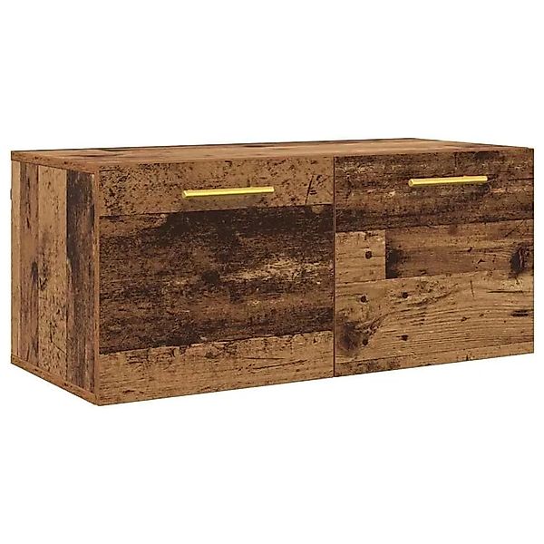 vidaXL Wandschrank Altholz 80 x 36,5 x 35 cm Holzwerkstoff 879555 günstig online kaufen