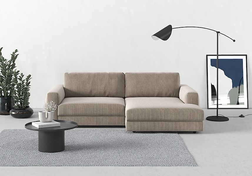 TRENDMANUFAKTUR Ecksofa "Bourbon, Mega Designsofa mit tollem Sitzkomfort, B günstig online kaufen