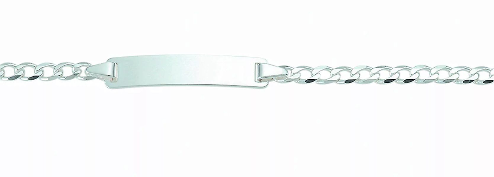 Adelia´s Silberarmband "925 Silber Flach Panzer Armband 16 cm Ø 3 mm", Silb günstig online kaufen