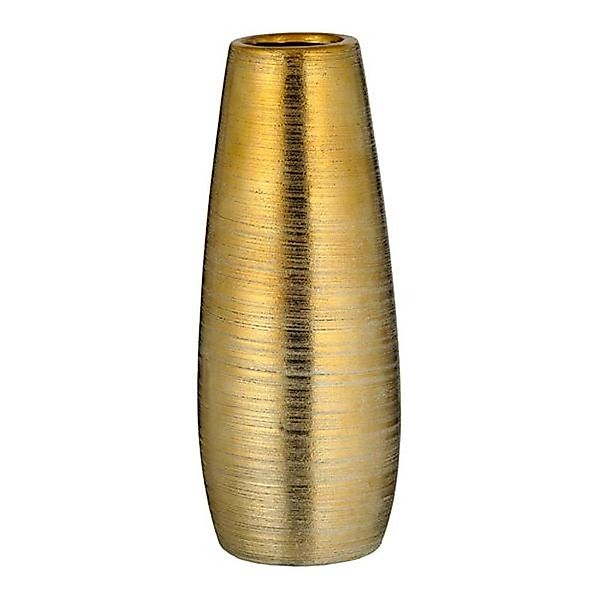 CEPEWA Tischvase, Gold, aus Steinzeug, 25 günstig online kaufen