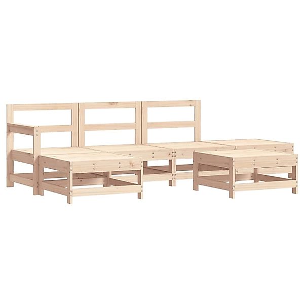 vidaXL 6-Tlg Garten-Lounge-Set Massivholz Kiefer 3186319 günstig online kaufen
