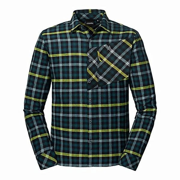 Schöffel Outdoorhemd Almkogel mit gesticktem Markenlogo auf der Brust günstig online kaufen