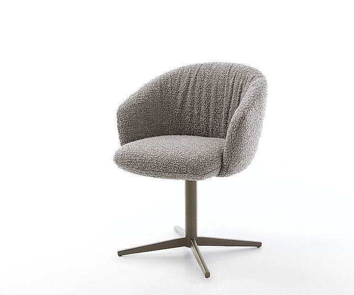 DELIFE Polsterstuhl Caja-Flex, mit Armlehnen Fußkreuz günstig online kaufen