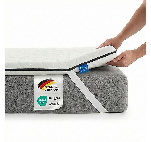 MSS e.K., Topper Komfortschaum-Topper mit Bezug und 4 Eckspanngummi, 6 cm h günstig online kaufen