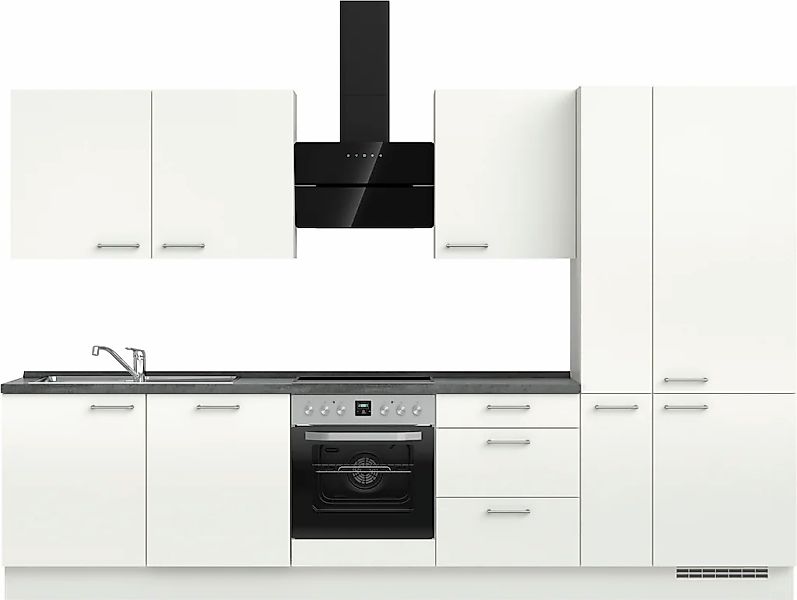 nobilia Küchenzeile ""Laser II", Ausrichtung wählbar, Breite 330 cm", vormo günstig online kaufen