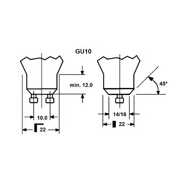 LED-Leuchtmittel SUPERIA RETRO ES50 GU10 4,8 W 927 450lm dim günstig online kaufen