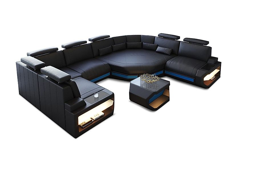 Sofa Dreams Wohnlandschaft Sofa Leder Asti günstig online kaufen