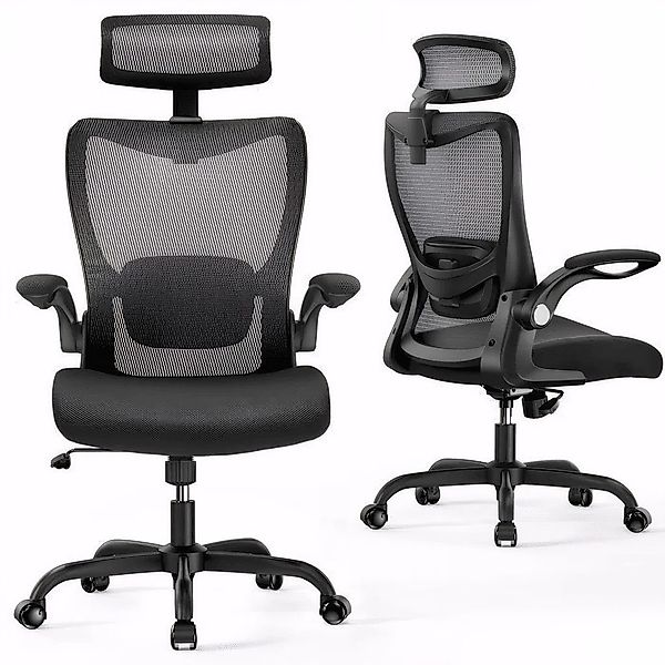 Huanuo Bürostuhl Ergonomischer mit Mesh, Lendenstütze günstig online kaufen