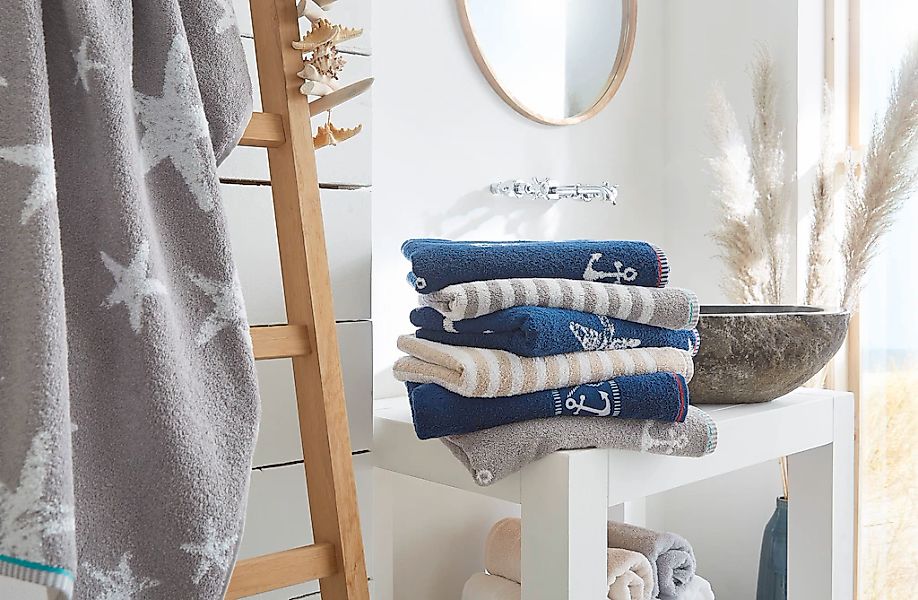 Dyckhoff Duschtuch "Maritim, Block Stripe" günstig online kaufen