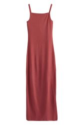 Next Trägerkleid Geripptes Maxikleid mit schmalen günstig online kaufen