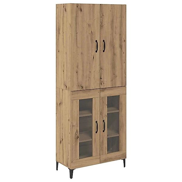 vidaXL Highboard Artisan-Eiche 69,5 x 34 x 180 cm Holzwerkstoff 3415932 günstig online kaufen