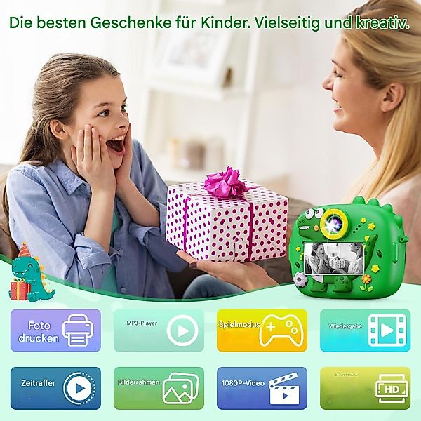 SinLaw Spielzeug-Kamera Kinderkamera, Sofortbildkamera, 2,4-Zoll-Digitalkam günstig online kaufen