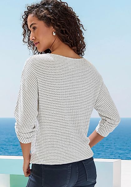 Vivance Langarmshirt "aus strukturierter Strickqualität", aus strukturierte günstig online kaufen