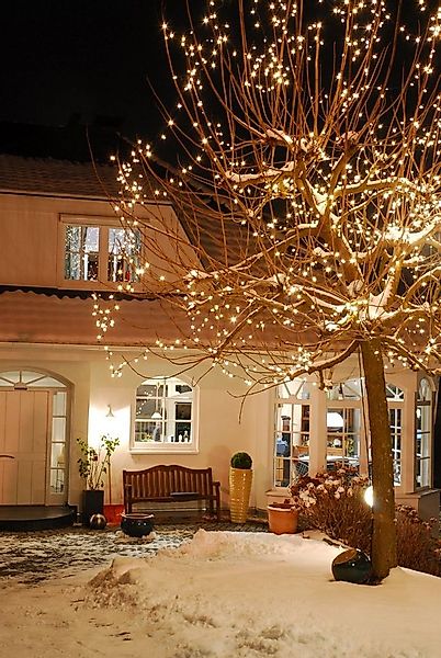 KONSTSMIDE LED-Lichterkette Weihnachtsdeko aussen, 40-flammig, LED Minilich günstig online kaufen