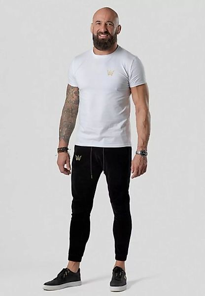 TRES AMIGOS T-Shirt Einfaches Slim Fit T-Shirt mit Logo günstig online kaufen