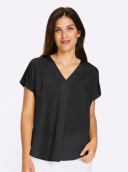 Sieh an! Klassische Bluse Kurzarm-Bluse günstig online kaufen