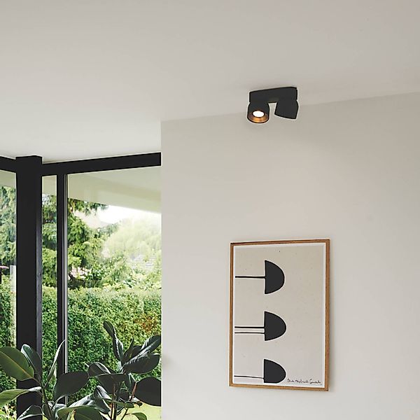 Nordlux Deckenleuchte Pitcher 2-Spot Spotlight, ohne Leuchtmittel günstig online kaufen