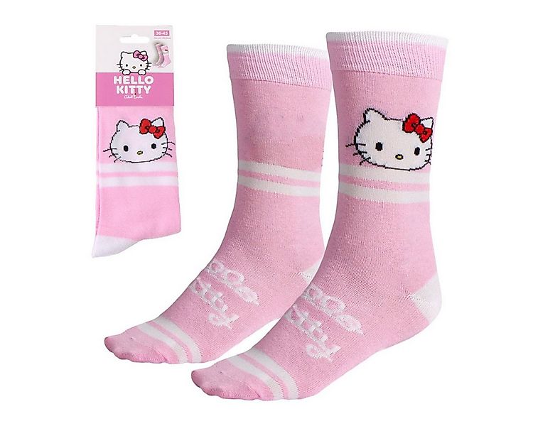 Cerda Socken Hello Kitty Socken Ein-Paar Baumwollsocken 36-43 günstig online kaufen