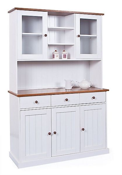 Inter Link Buffet Westerland 6.2. FSC Massivholz, weiß lackiert, Landhaus C günstig online kaufen