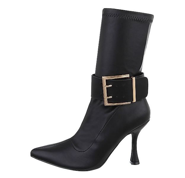 Ital-Design Damen Abendschuhe Elegant High-Heel-Stiefelette (84989541) Pfen günstig online kaufen
