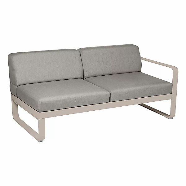 Bellevie Lounge 2-Sitzer Modul 14 Muskat B8 Taupegrau Rechts günstig online kaufen
