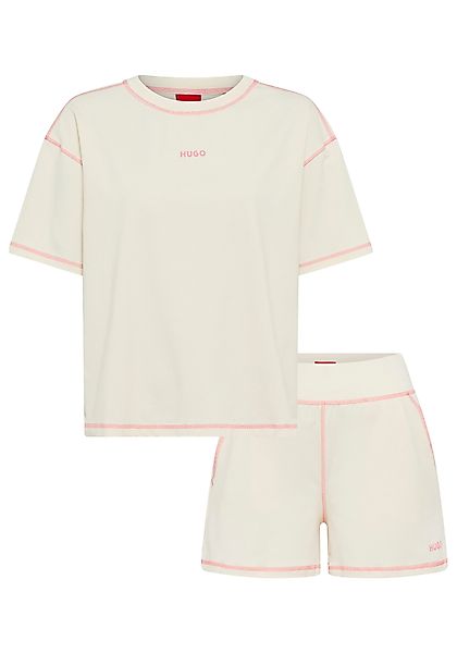 HUGO Shorty NITE_SET kontrastfarbene Nähte, relaxed günstig online kaufen