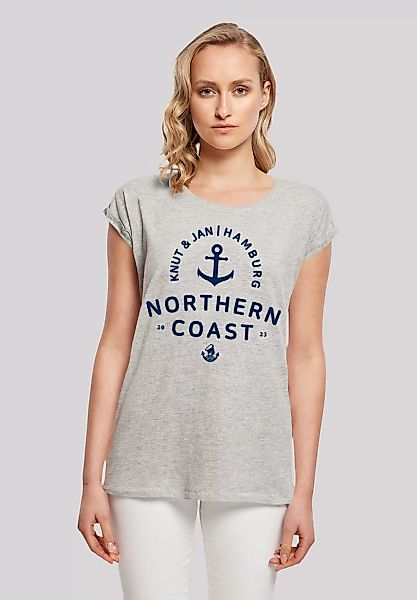 F4NT4STIC T-Shirt "Nordsee Knut & Jan Hamburg", Print günstig online kaufen