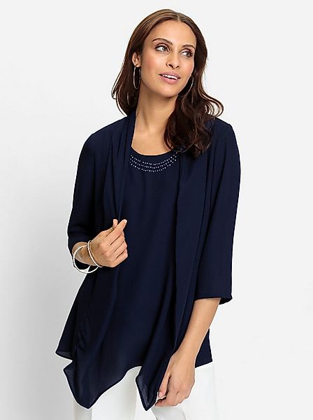 Witt Klassische Bluse Crêpe-Bluse 3/4-Arm günstig online kaufen