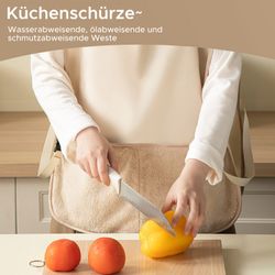 Refttenw Kochschürze Kellnerschürze mit 2 Taschen,wasserabweisend günstig online kaufen