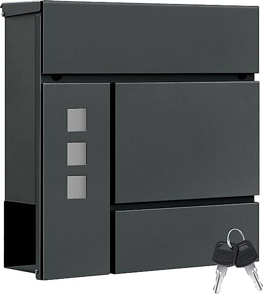 Woltu Wandbriefkasten (1-St), Postkasten mit Zeitungsfach günstig online kaufen