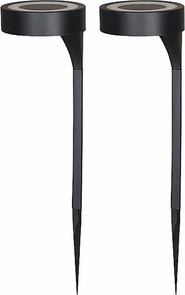 LUXFORM Gartenleuchte »Solar-Gartenleuchten - Orange - 2 St - LED«, Leuchtm günstig online kaufen