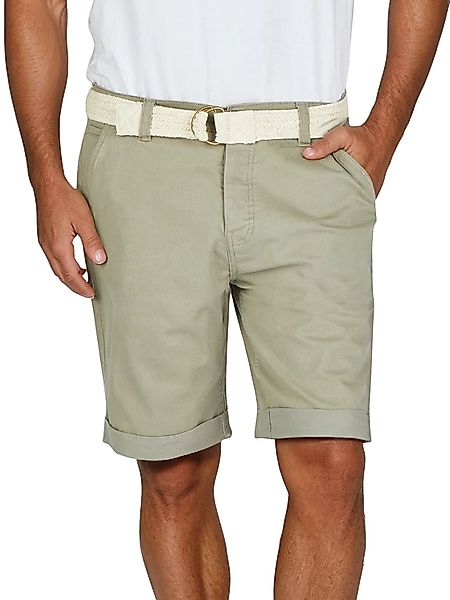 DENIMFY Chino Shorts Herren mit Gürtel Regular Fit DFLio günstig online kaufen