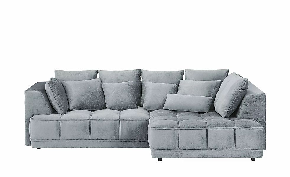 switch Ecksofa aus Samt Tiga ¦ grau ¦ Maße (cm): B: 285 H: 88 T: 205.0 Pols günstig online kaufen