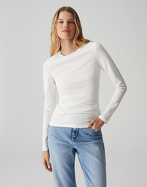 OPUS Langarmshirt SMILLA aus Jersey figurbetont geschnitten, weicher Griff, günstig online kaufen