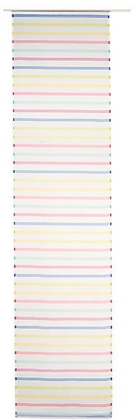 ELBERSDRUCKE Schiebegardine transparenter Schiebevorhang Feel Good bunt 245 günstig online kaufen