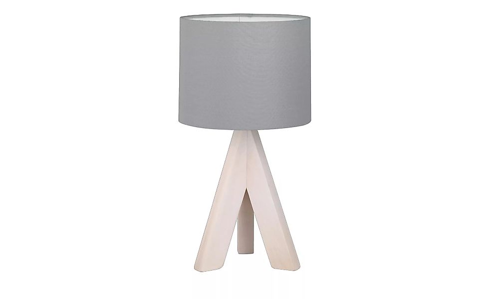 Tischleuchte 1-flammig - grau - 31 cm - Sconto günstig online kaufen