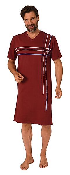 Normann Pyjama Normann Herren kurzarm Nachthemd günstig online kaufen