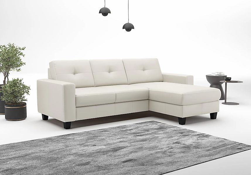 Home affaire Ecksofa "Varese" wahlweise mit Bettfunktion und Bettkasten günstig online kaufen